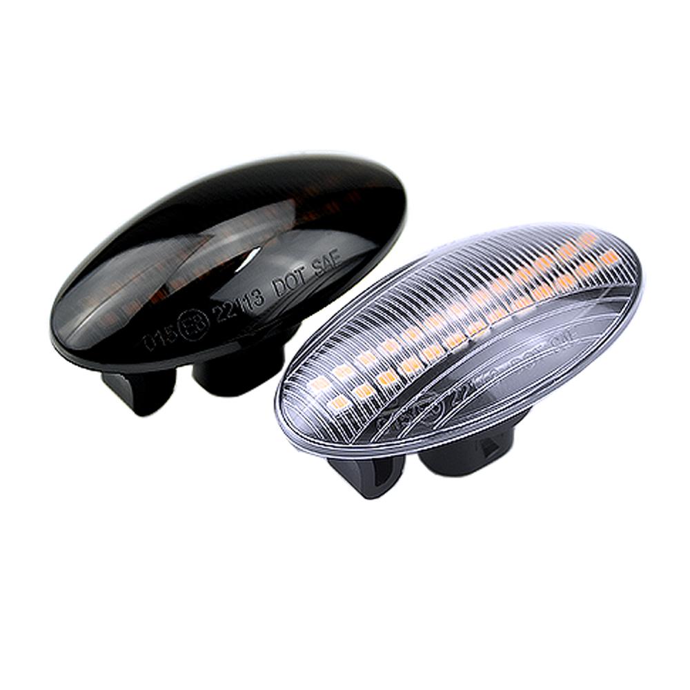 2pcs Dynamic LED Side Marker Turn Signal Lights Indicator Amber Repeater Car Lights For Suzuki Swift Jimmy Vitara SX4Turn Signal 2