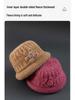 Women's Winter Scarf and Hat Set: Warm Knitted Velvet Thick Wool Accessories for Middle-Aged and Elderly Moms