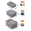 Non-Woven Fabric Compartmentalized Storage Box Foldable Large Capacity Washable A Multi-Functional Bedroom Clothing Storage Tool