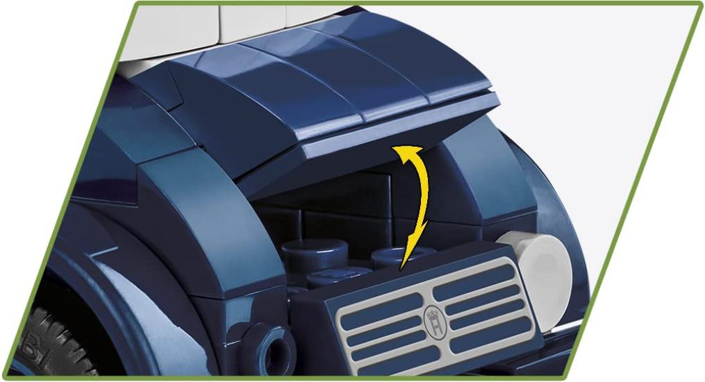 Cobi Historical Collection #2262 Horch 830BK Cabriolet (German Army) 135 Scale