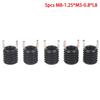 5Pcs M8-M14 Keylock Wire Thread Insert ,Helicoil Nut Black Carbon Steel Key-Locking Thread Repair Inserts
