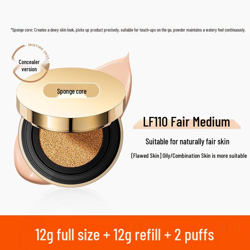 

Mistine Сменный BB-крем-кушон с сетчатым спонжем Консилер