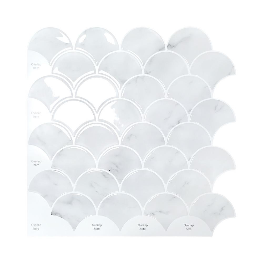 Self Adhesive Imitation Wall Tiles PVC Kitchen Backsplash New Wall Stickers  For Home Decor