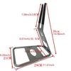 Bicycles Floor Stand Rack Steel Iron Floor Stand Bikes Parking Rack Bikes Storage Stand for Front Rear Wheel Parking
