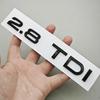 3D ABS Car Logo 1.9 2.0 2.8 3.0 4.2 TDI 3.6 Sticker Trunk Emblem Rear Badge For  Audi A3 A4 A5 A6 A7 A8 Q3 Q5 Q7 Q8 Accessroies
