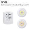 Led Cob Under Cabinet Light 3w Closets Lights Portable Mini Sleep-light Battery-operated Night Bathroom Lighting Warm-white Cold