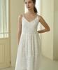 WIOE Masha Cotton Sleeveless Dress_White