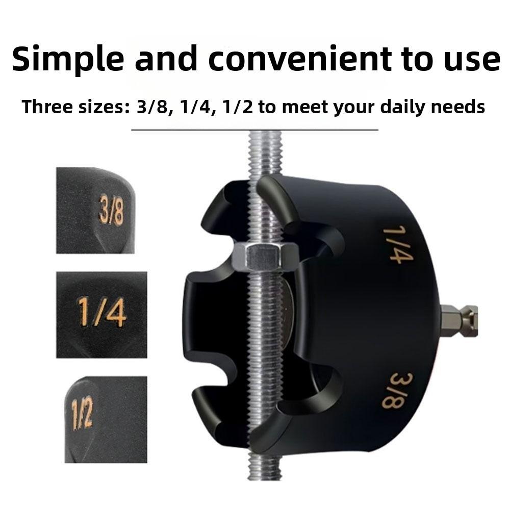 3/8 1/4 1/2 Nut Drill Bit Socket High-Hardness Nut Remover  Bolt Removal