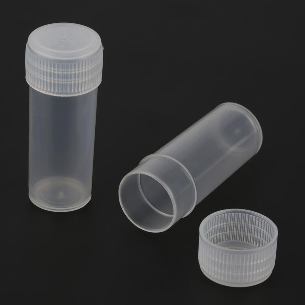 50 Plastic Bottles, 5ml Small Container for Paste,  , Granular Objects with Good Sling and ,