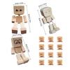 Swaying Wooden Figure Car Vents Clip Diffuser Home Office Decoration