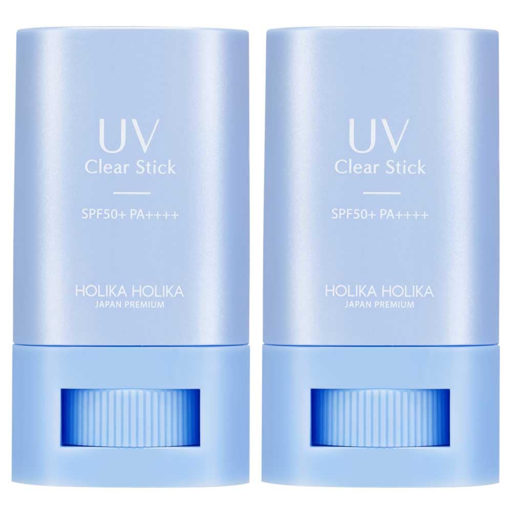 

Holika Holika UV Clear Stick 15g of 2 (2023)Set SPF50+ PA++++ (2)