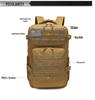 Camouflage 35L Tactical Outdoor Backpack for Mountaineering, Cycling, Hiking, and Camping.