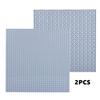 2Pcs 32x32 Dots Double Sided Baseplate for Building Blocks, Classic Brick Board Compatible with Major Brands, Kids DIY Toys