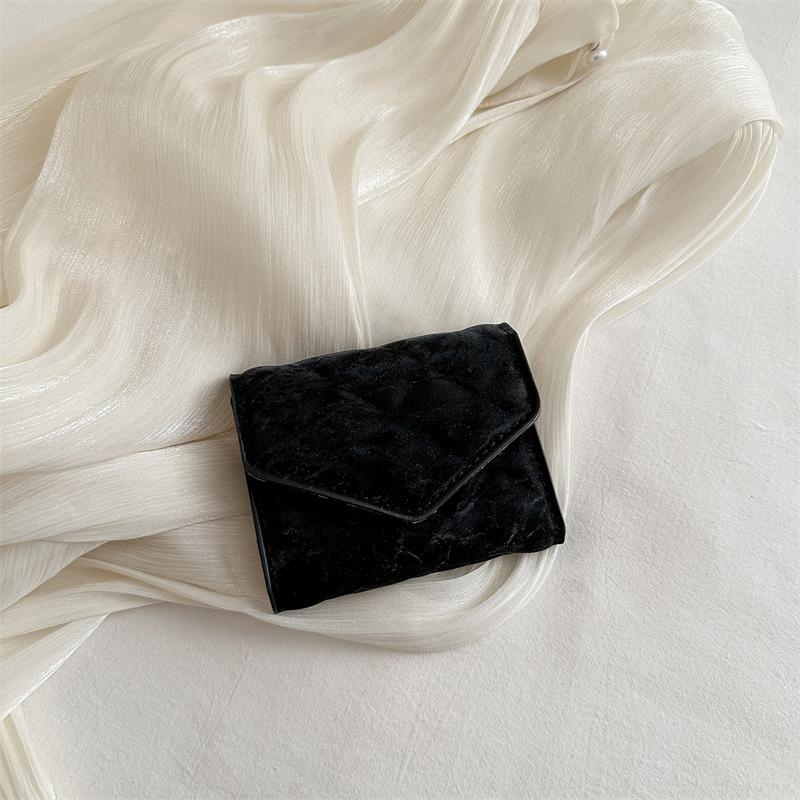 

Новая сумка для карт 2025 года, сумка для смены повседневного тренда, вышитая нитью в виде ромба, простая, индивидуальная, симпатичная, вместительная, кошелек для женщин