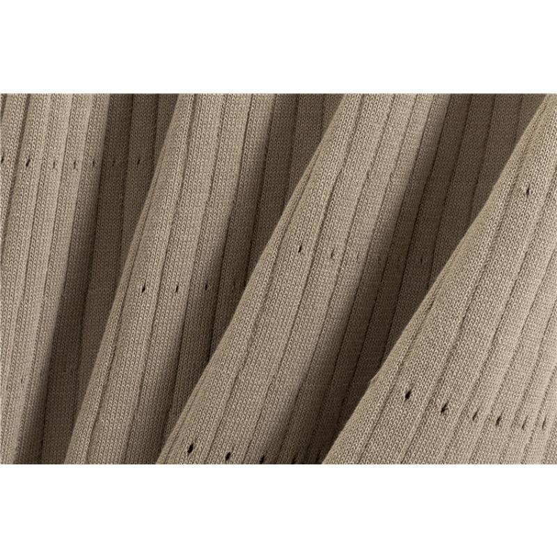 Spring and Autumn Women's Gentle Doll Collar Knitted Dress Plus Size Temperament High Waist Skinny Medium Long Dress