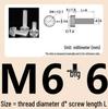 M3-M8 Hand-Tightened Transparent Acrylic Knurled Screw 