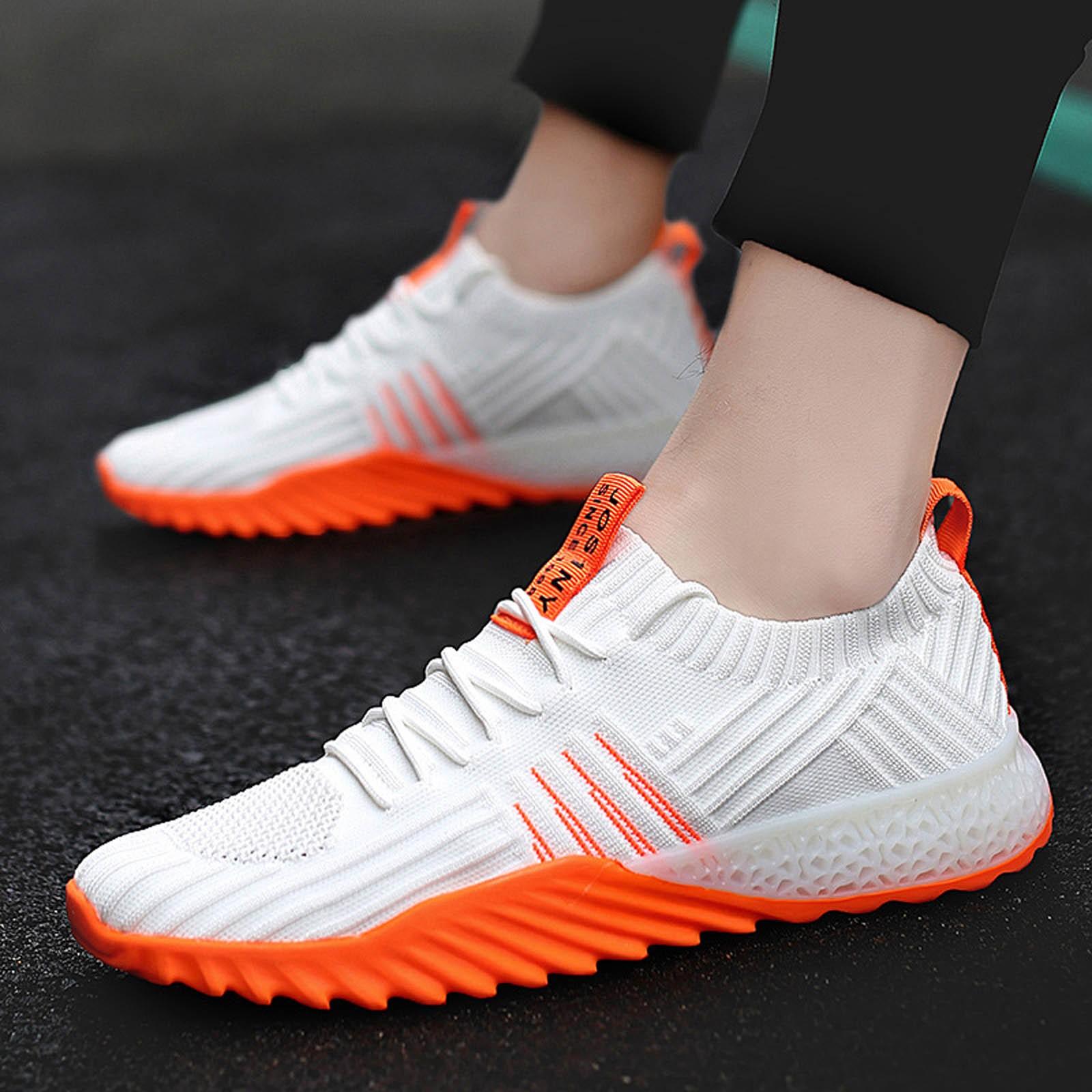 Loafers For Women Casual Women S Comfortable & Lightweight Loafers Slip Sneakers Flat Walking Shoes Sneaker For Men 36 оранжевый