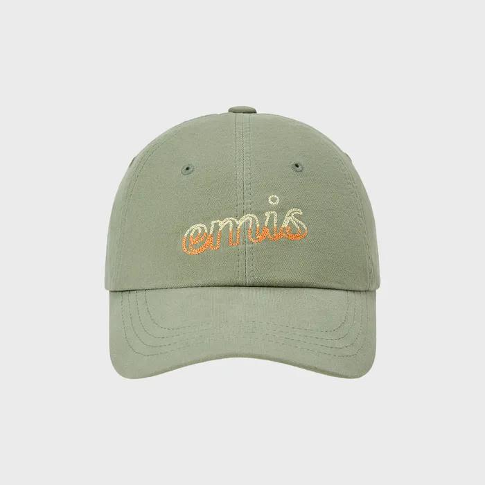 CHAIN STITCH BALL CAP-OLIVE