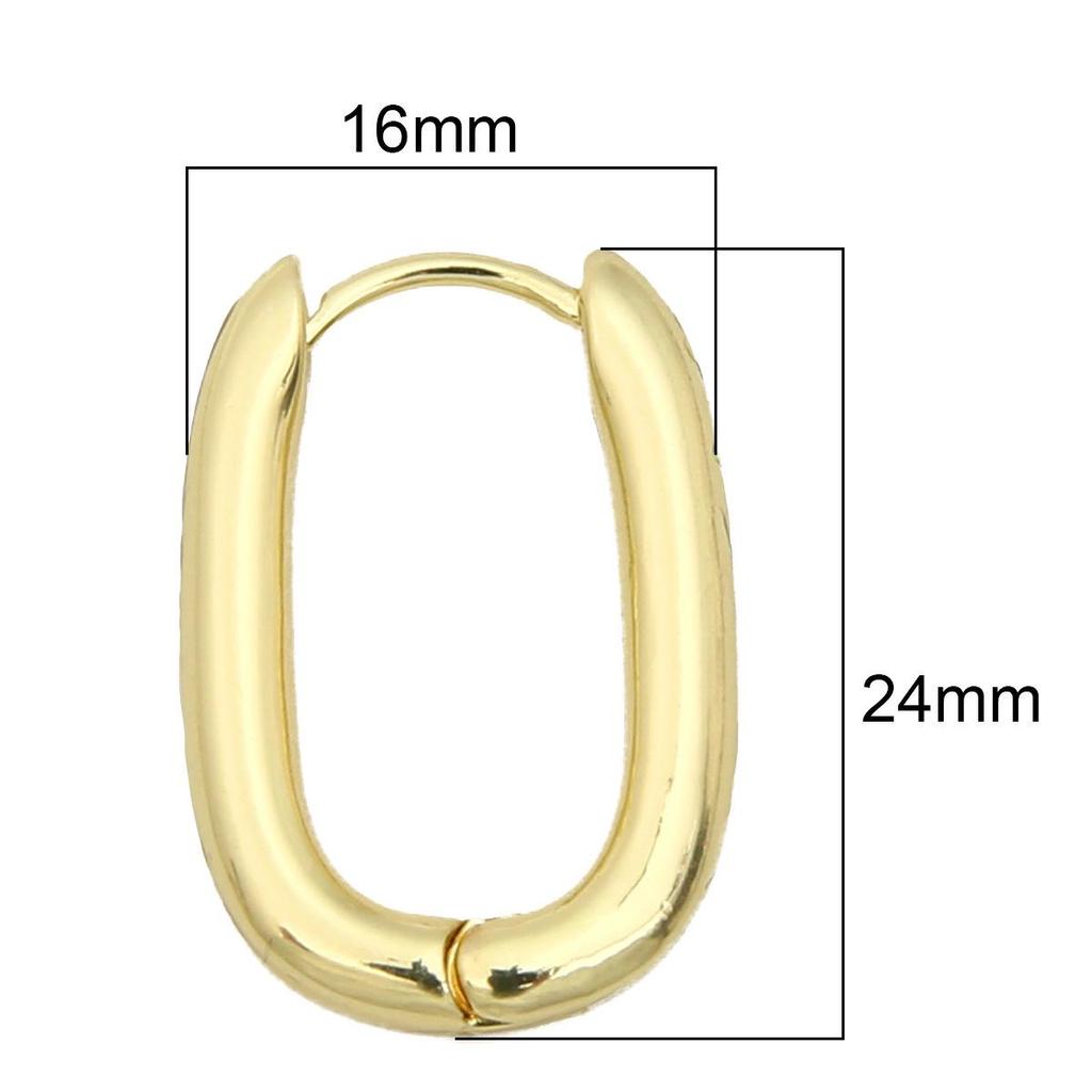 14K/18K Hollow Oval Earring Clasps Handmade French Ear Hooks for DIY Jewelry Accessories E18