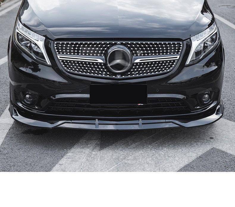 Front Lip Spoiler & Grille for 2016-2023 Mercedes Vito V260 W447