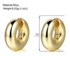 Cross border European and American women's colorful threaded ear clips without ear holes exaggerated ear bone clips and earrings