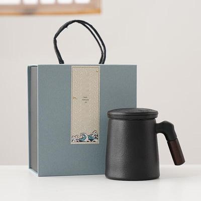 OLOEY Floating Cloud Ceramic Tea Separation Mug