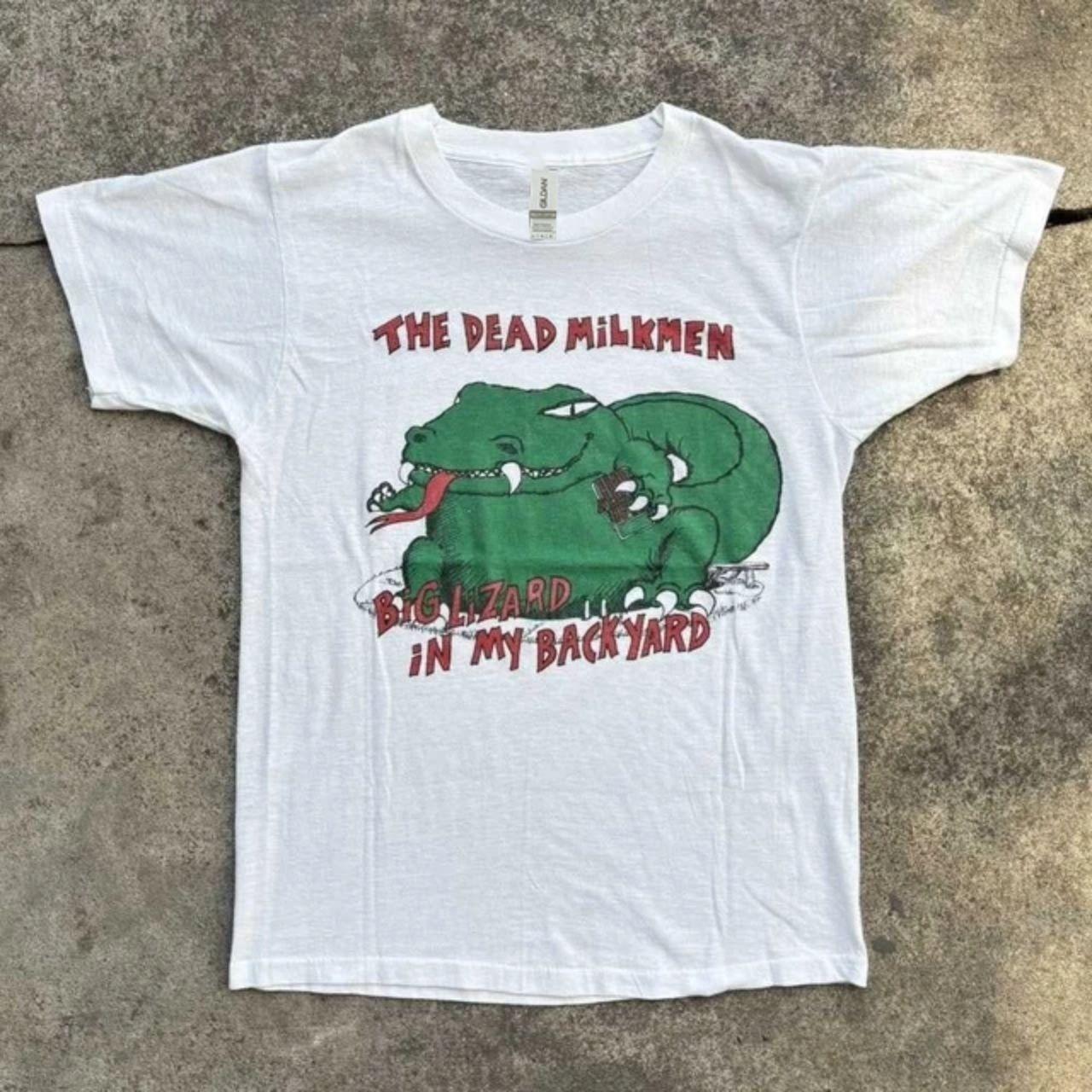 Funny Dead Milkmen Big Lizard in My Backyard Unisex T-shirt S-5XL S