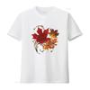 Fall Quote Happy Y all Cute Thanksgiving Design Autumn  Womens T Shirt Black vintage Washed fashion Comfortable homme Versatile