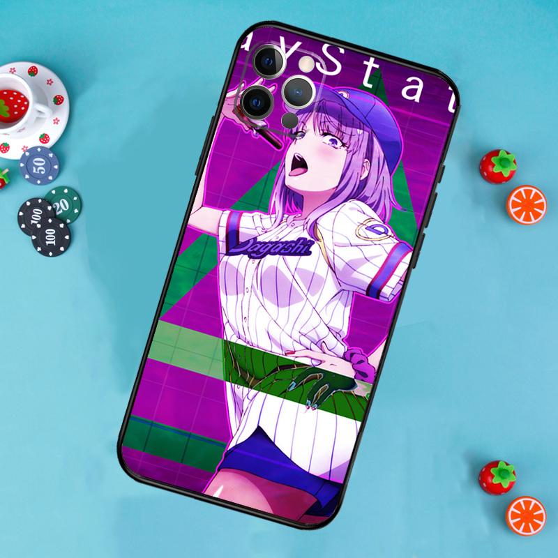 Vaporwave Glitch Anime Phone Case For iPhone 17 Air 15 14 13 12 11 16 Pro Max 13 12 mini 15 16 Plus 16e Cover Funda