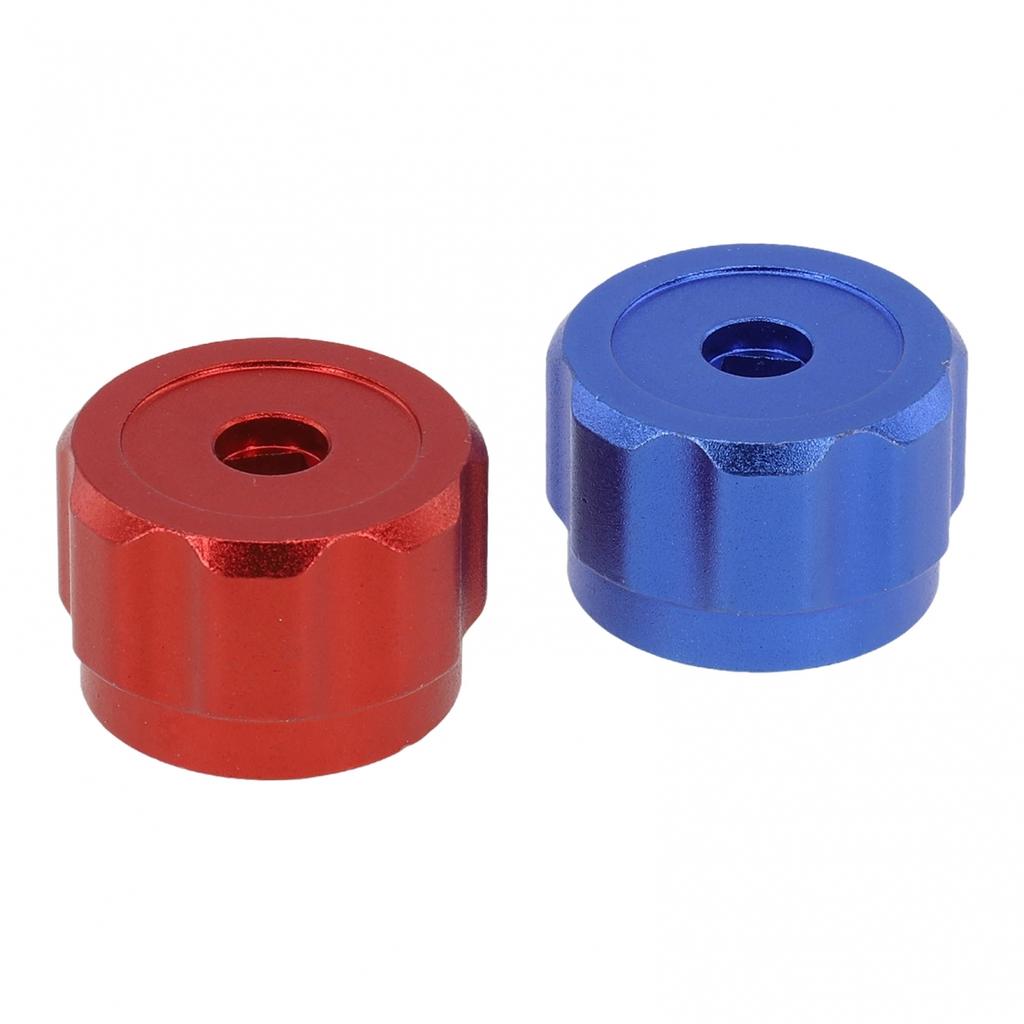 Klimaanlagenzubehör Drehknöpfe Aluminiumlegierung Manometerknöpfe