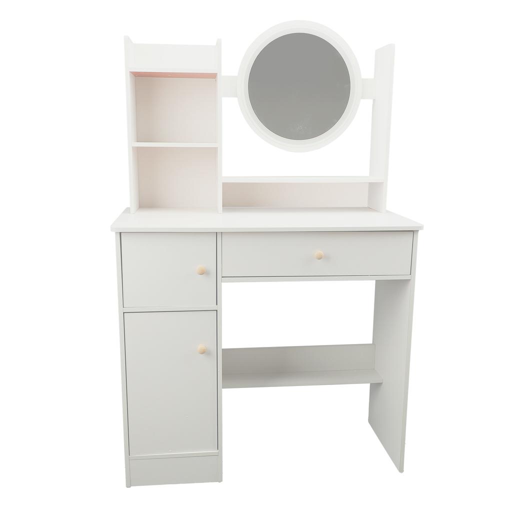 Schminktisch mit Spiegel und Lichtern Multifunktion Modern Beleuchteter Spiegel Schminktisch mit 2