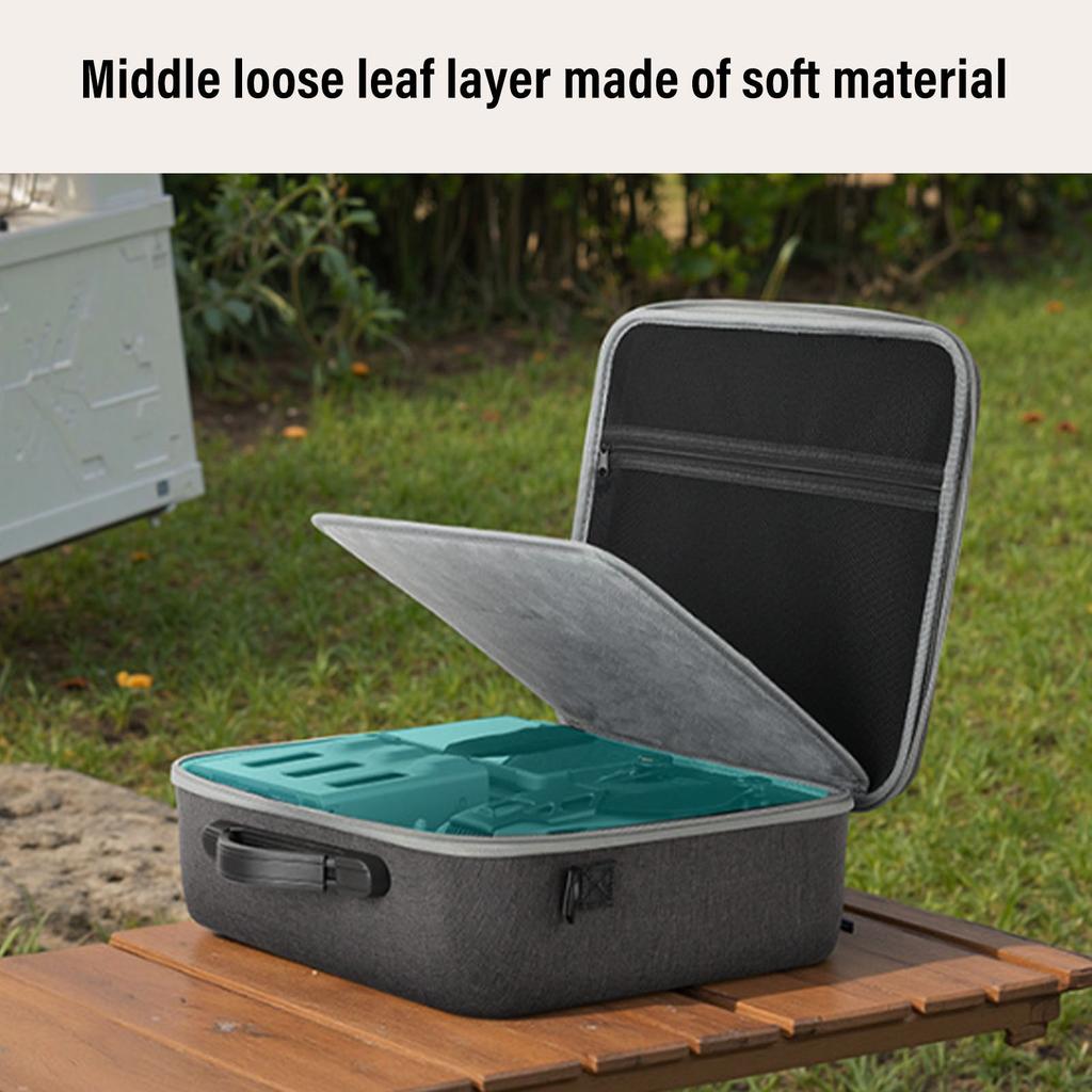 Drone Carrying Case Fit for Mavic4 Pro Large Capacity Hard Shell Soft Plush Lining Multifunctional Tool Bag