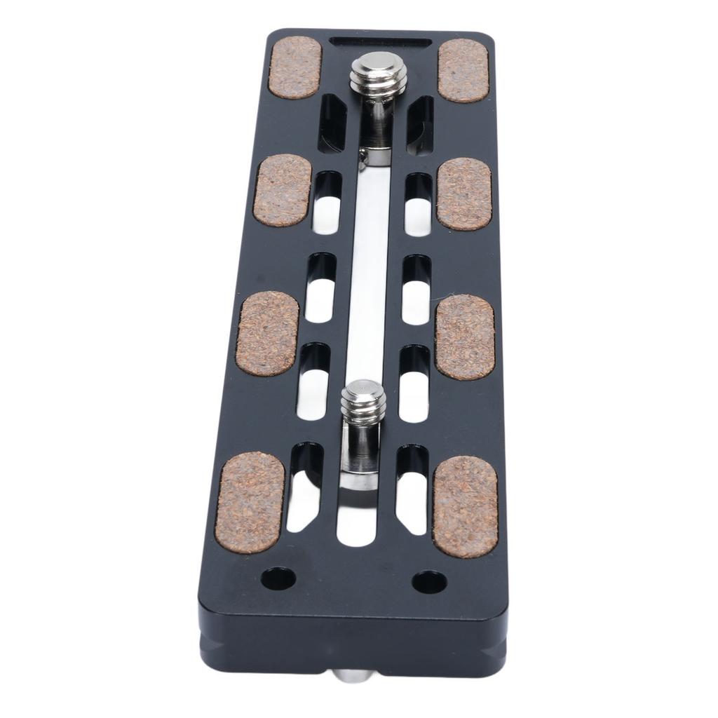 140MM Camera Quick Release Plate with 14in 38in Screw Aluminum Alloy Tripod Mount Baseplate for