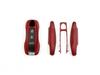 Fits Porsche Key Shell: Bordeaux Red for Cayenne, Macan, 911, Panamera, 718, Taycan