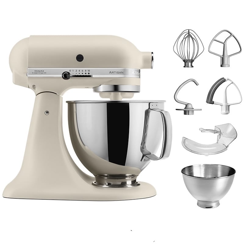 Kitchenaid Artisan 5Ksm175 4,8L Küchenmaschine Kitchenaid Farbe: Sahne