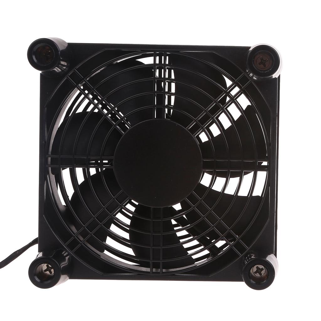 Ventola per Computer Alimentata a AC 110V 220V 3-12V 12CM Soffiatore d'Aria per Modem TV Box Ricevitore DVR Radiatore di Raffreddamento