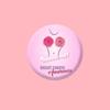 16pcs Breast Cancers Awareness Brooches for Women Lady Pink Ribbon Badges Lapel