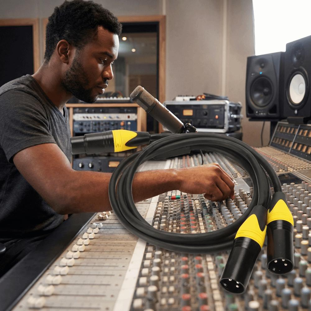 3 Pin XLR Splitter Cable Noiseless XLR Audio Y Adapter Cable XLR Y Cord  Speaker Connection