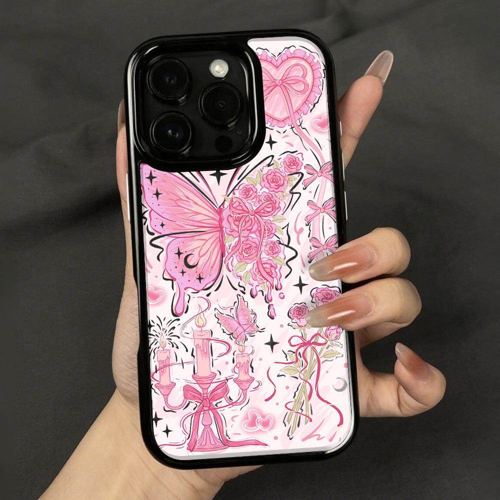 Acrylic Phone Case for iPhone 11 12 13 14 Pro 12 14 16 Pro Max for Samsung A16 A36 A56 S24 FE High-quality Painted Anti-fall Mobile Phone Case