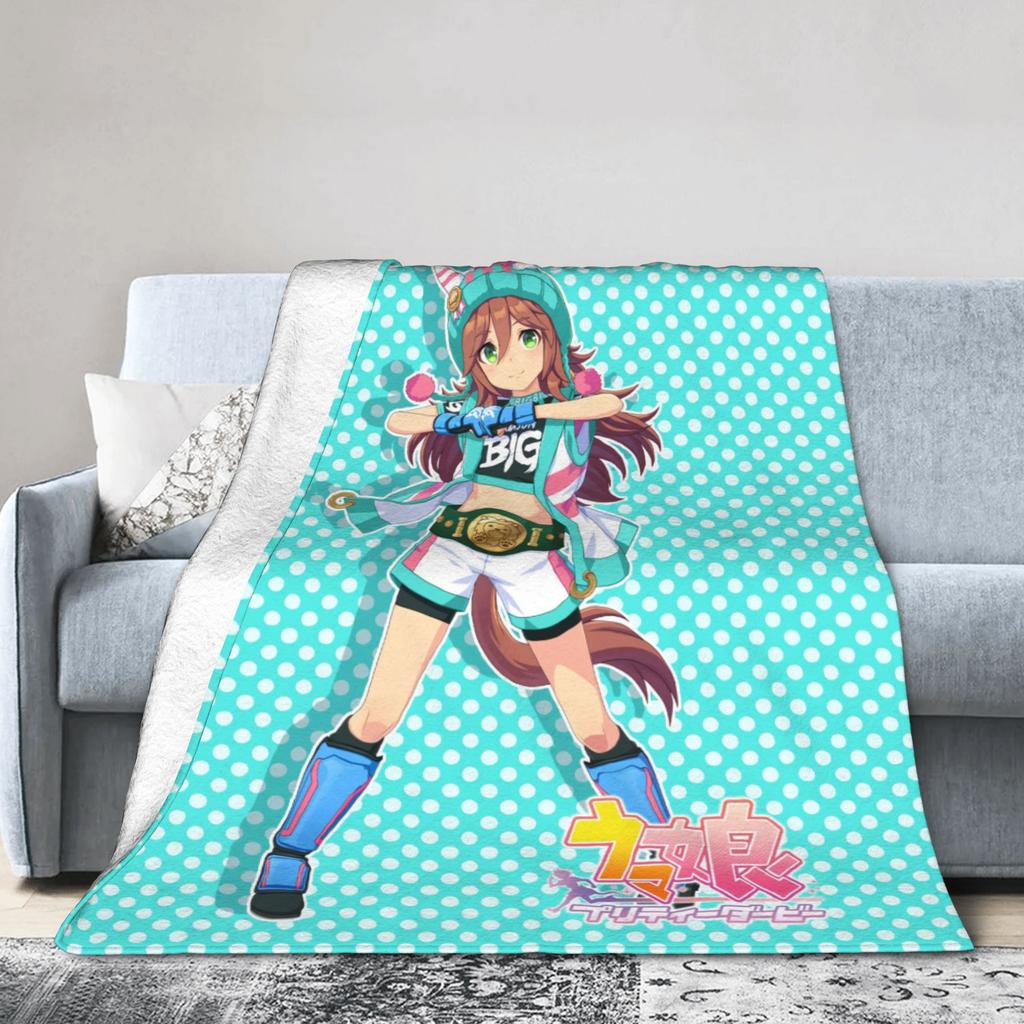 Nakayama Festa UmaMusume Pretty Derby Blankets Quality Soft Warm Throw Blanket Winter Girls Boys Home Decor Print Bedspread