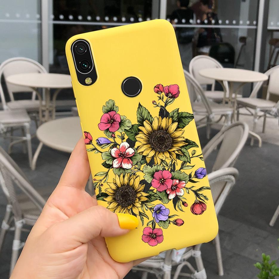 For Xiaomi Redmi 7 Case New Cartoon Flower Candy Painted Cover Case For Xiaomi Redmi 7 7A Redmi7 A Coque Soft Slim Fundas Bumper Redmi 7