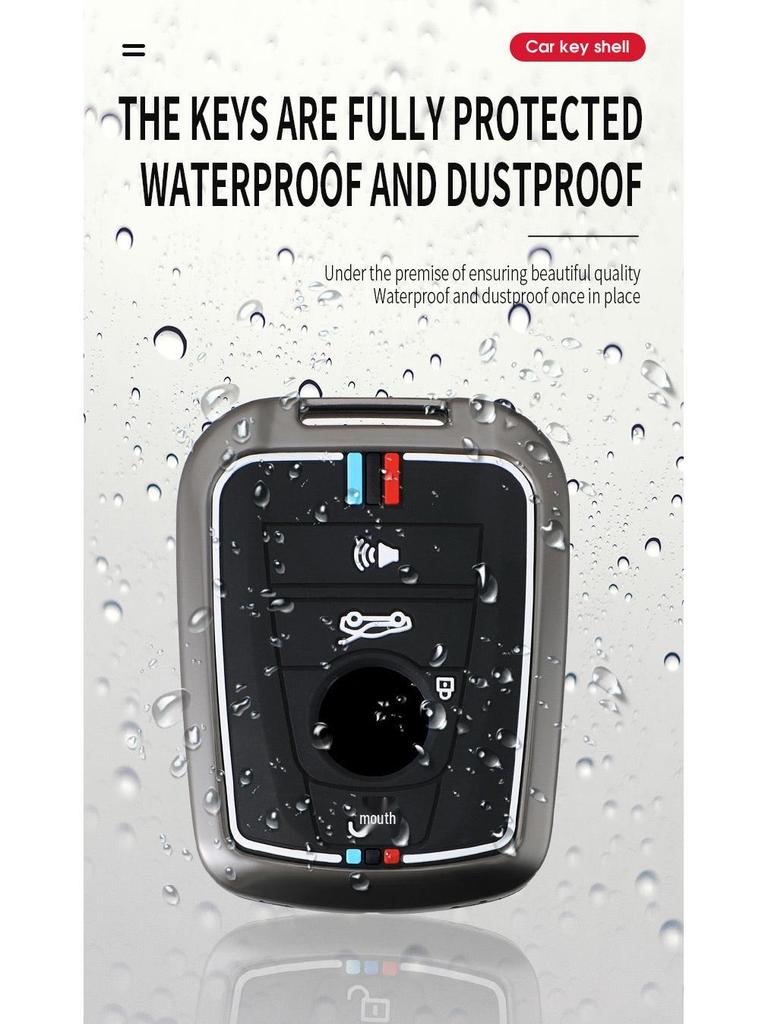 BMW I3/i8 2023 Metal Key Cover - New Energy Electric Vehicle Key Case