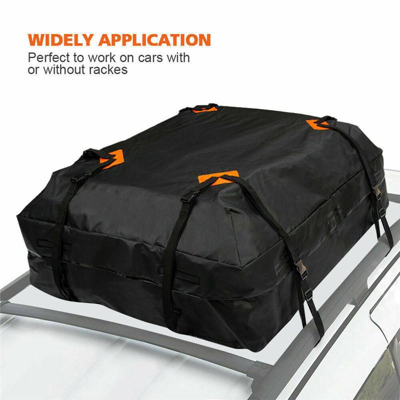 425L Large Capacity Universal Travel Luggage Bag Outdoor Camping Car Roof Storage Bag 112 * 87 * 44cm Car Roof Bag