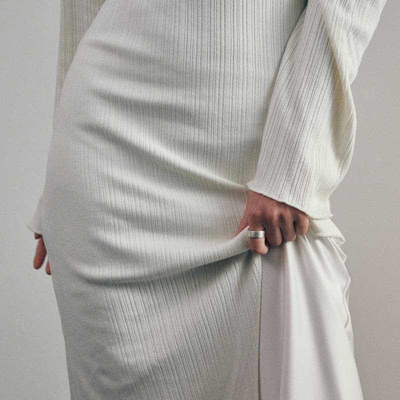 green [925 silver] Five.silver.216 / conto ring