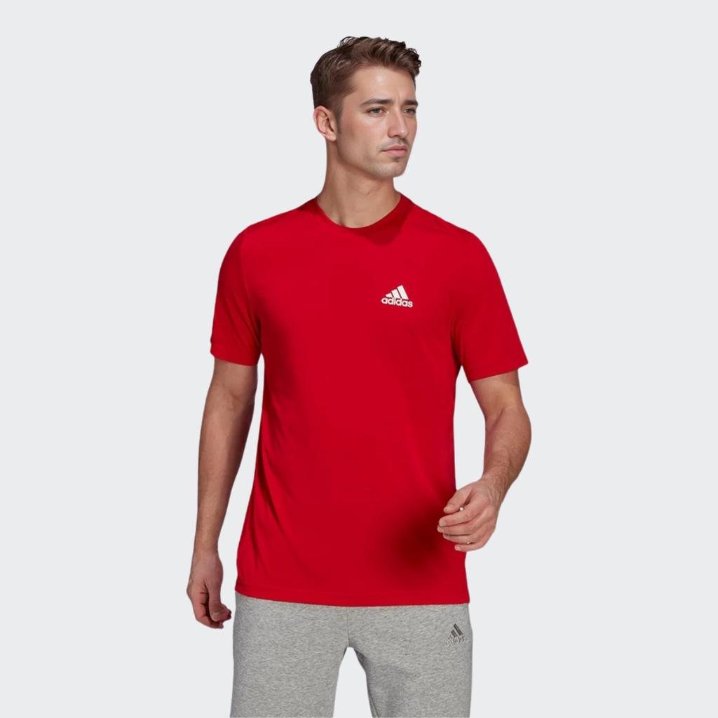 New Adidas T Shirt Men's Light Scarlet GT5552