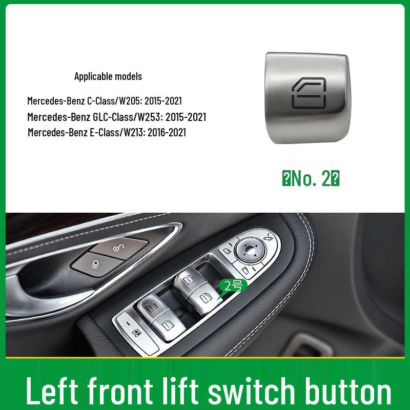 

Compatible Power Window Switch Buttons for Mercedes-Benz C-Class & GLC-Class (W253, W205)