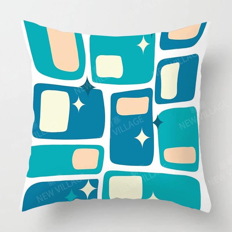 Nordic Fall Home Decor Autumn Throw Pillow Case Sofa Cushion Cover Modern X X X X Geometry