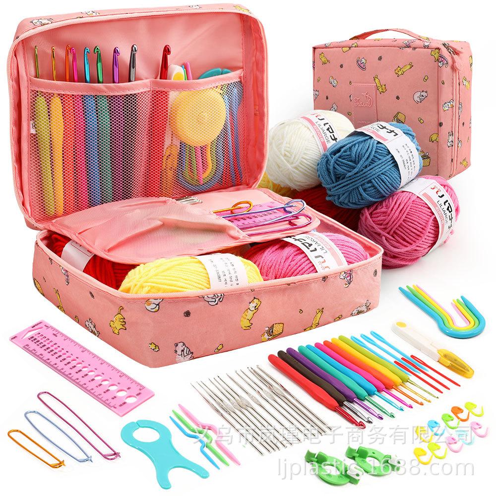 Crochet Full Set Beginner Knitting Tool Set DIY Yarn Crochet Material Pack