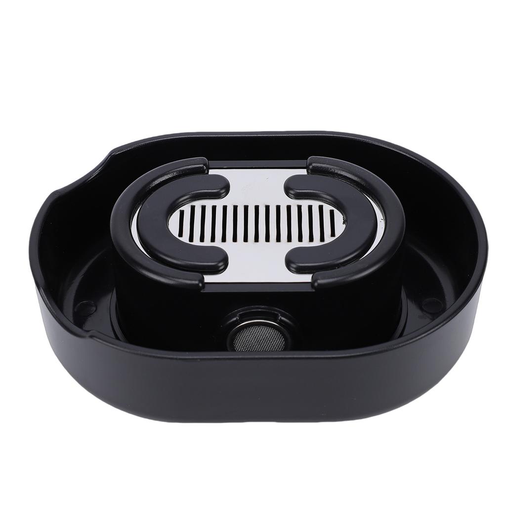 Manual Beard Trimmer Rinser Push Type Quick Cleaning Universal Shaving Tool Rinser Cleaner Black