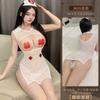 Erotic Underwear, Sexy Nurse Dress, Women's Hot Mesh See-through Uniform, Seductive Set, No-Take Pajamas 8655